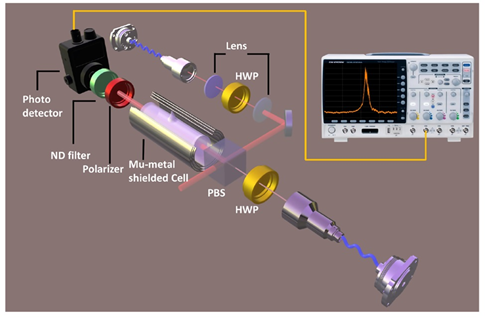 A schematic of the experimental setup